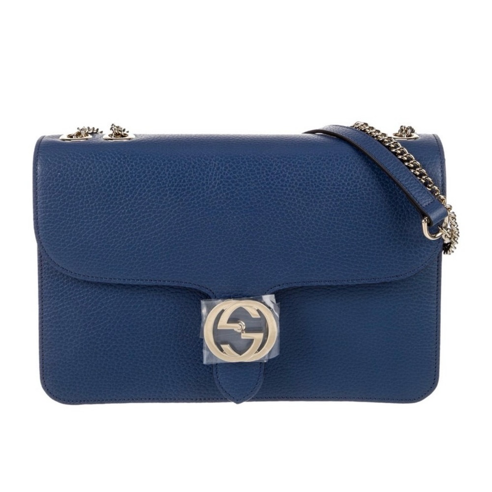 Blue Guccis crossbody bag